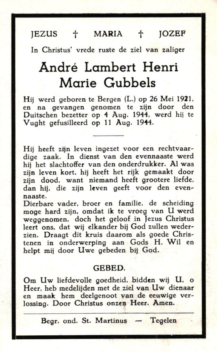 Gubbels Andre Lambert Henri Marie 001