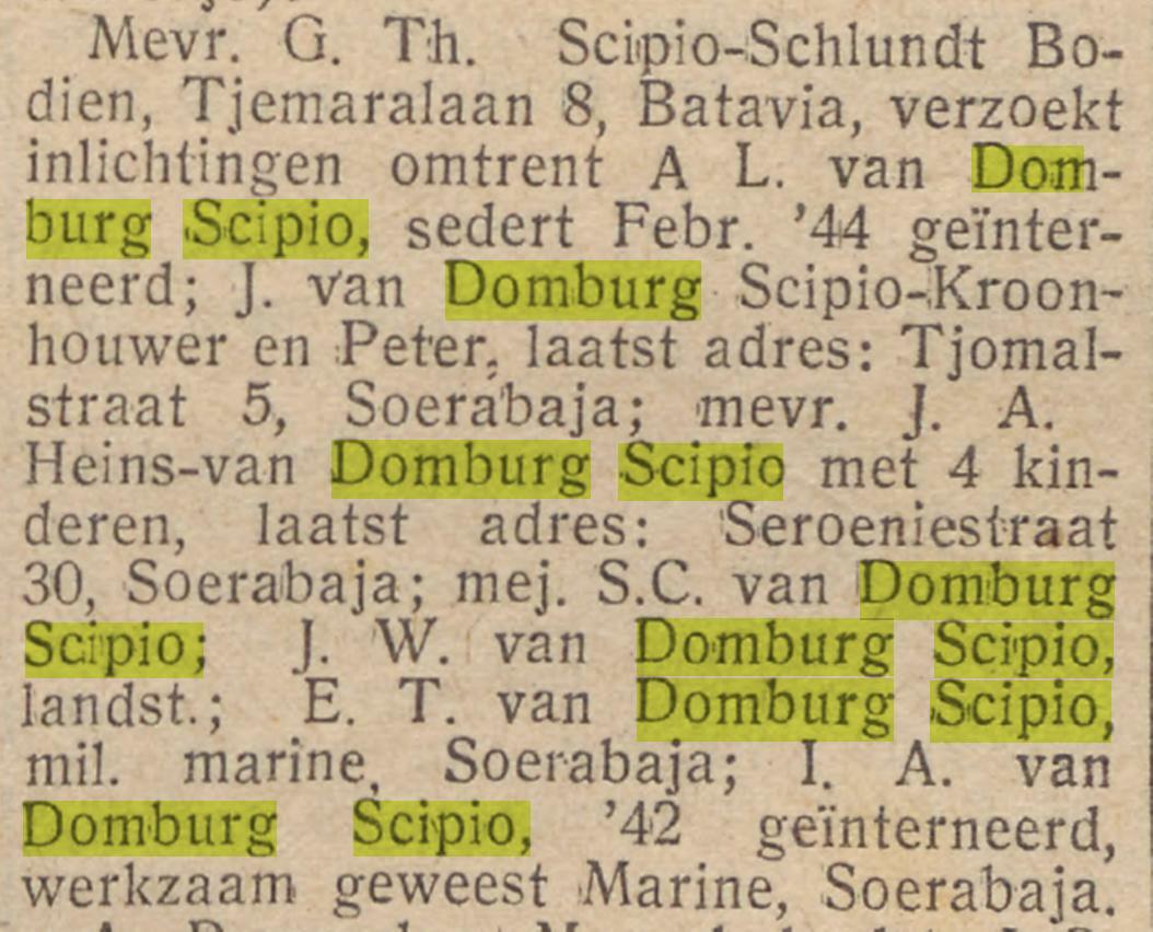 Het Dagblad uitgave van de NDP Batavia 831946