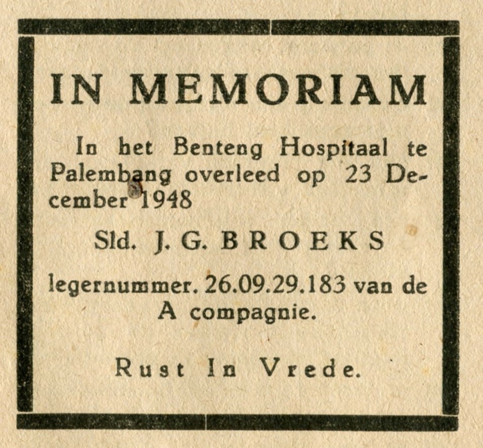 J G Broeks Plan Plan januari 1949