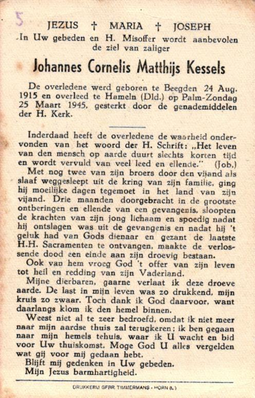 Kessels Johannes Cornelis Mathijs 001
