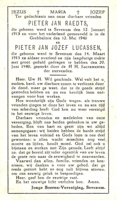 Raedts Pieter Jan en Lucassen Pieter Jan Jozef 001