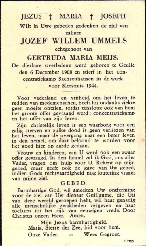 Ummels Jozef Willem 001